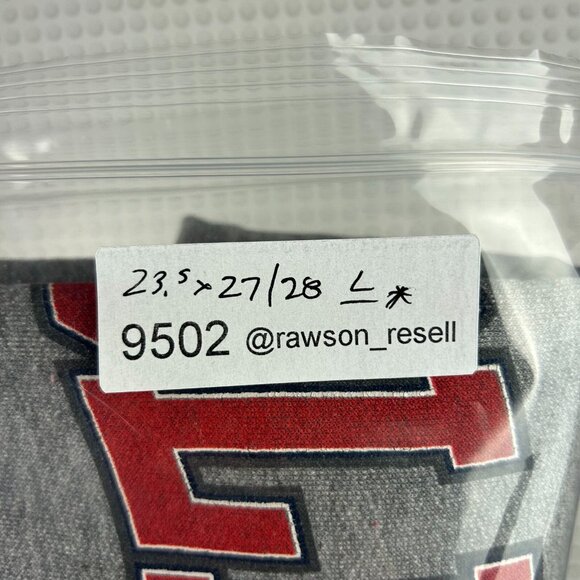 Ole Miss Rebels Vintage Crewneck Sweatshirt Size Large Gray Worn Distressed 90s - Picture 7 of 7